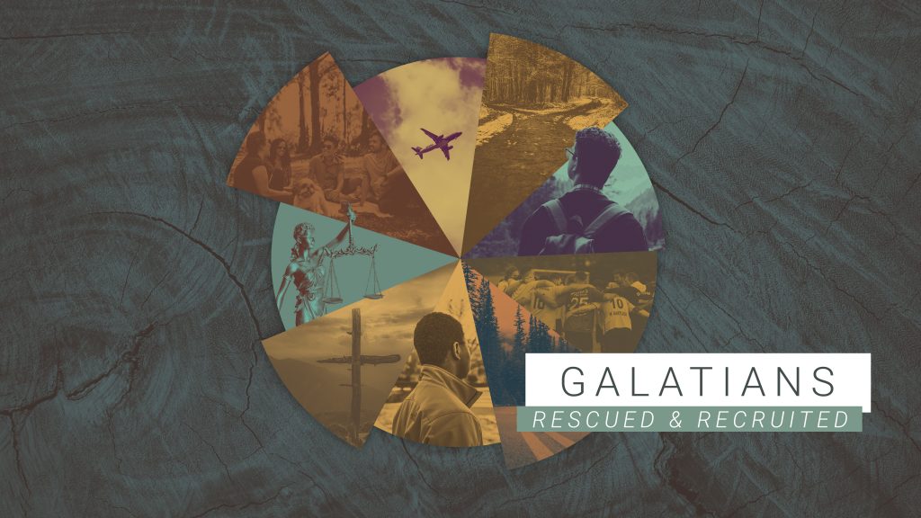 Galatians: Rescued & Recruited Series Design.