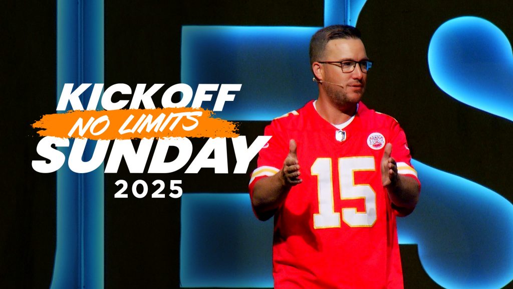 Kickoff Sunday 2025 message title No Limits. New Life Gillette Church Wyoming
